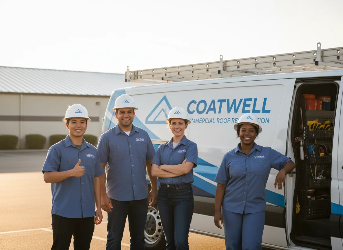 Commercial roof coating company in Stone Lake, WI